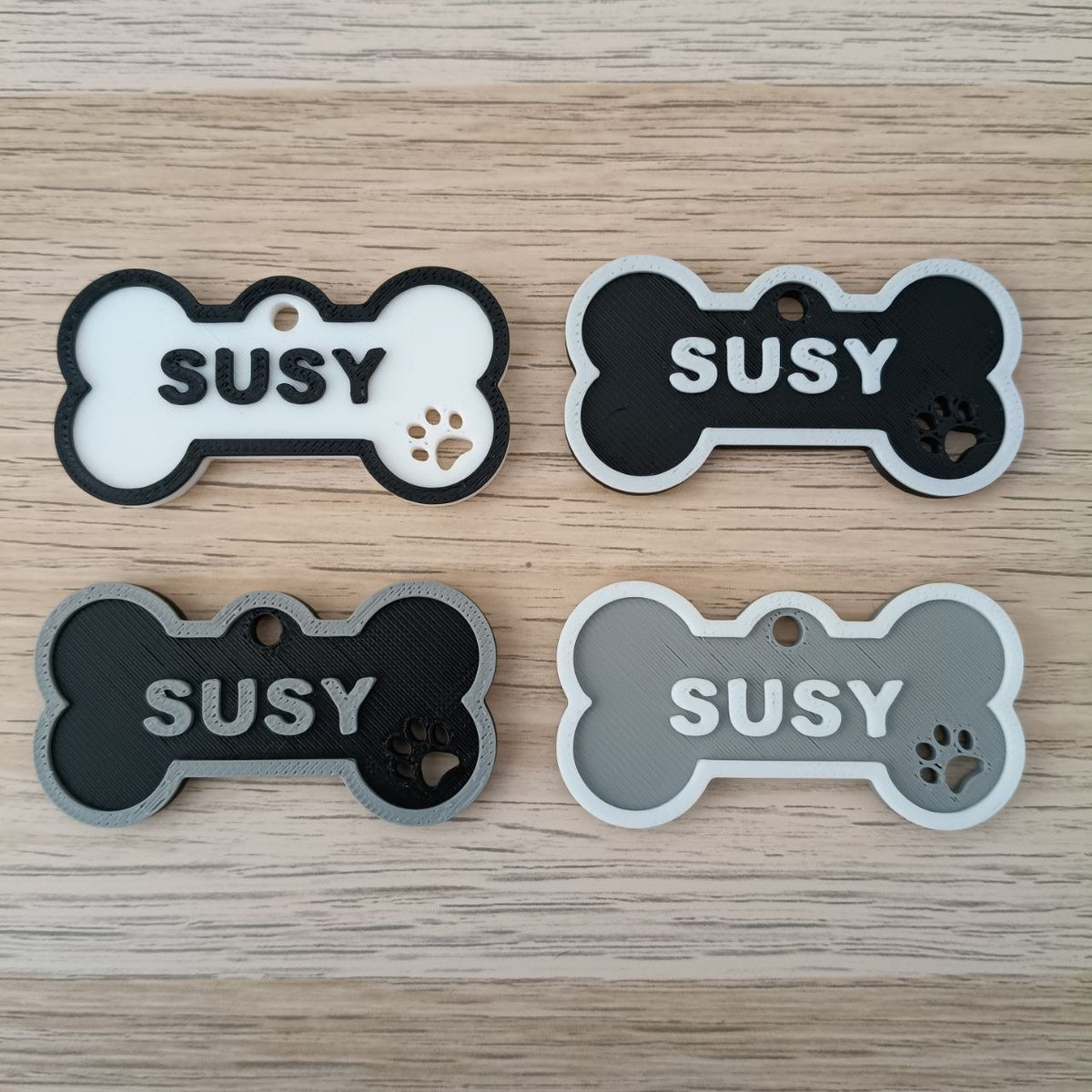 🐾 Plaquita Personalizada  Colección Clásica